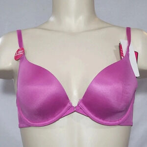 36B Lily Of France 2177100 Your Perfect T-Shirt‎ Underwire Bra Wild Orchid Pink
